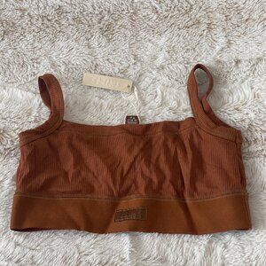 SKIMS Soft Lounge Bralette in Copper Small